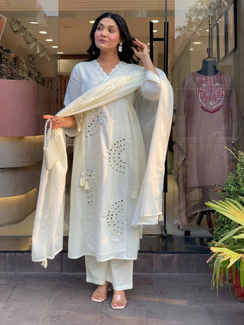 Mirror Work Elegant Ethnic Wear for Women
