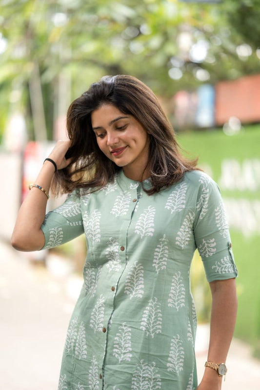 Jaipur Premium Graceful In Green: Casual Elegance