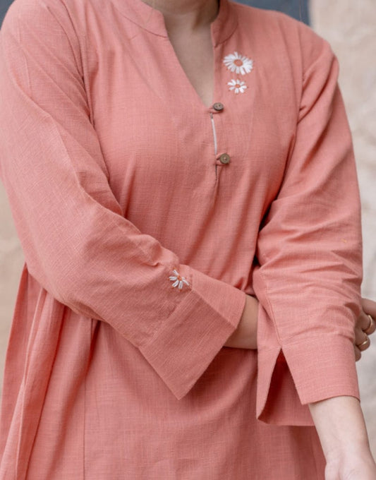 Chic Peach Co-Ord Set for Effortless Everyday Elegance