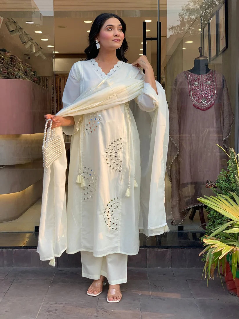 Mirror Work Elegant Ethnic Wear for Women